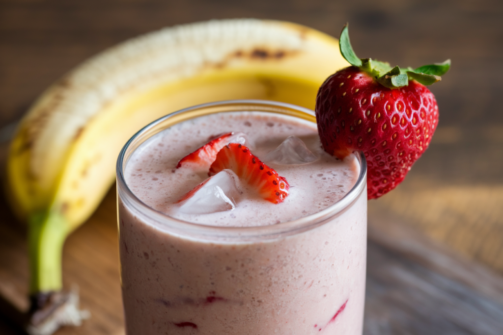 Smoothie Banane Fraise